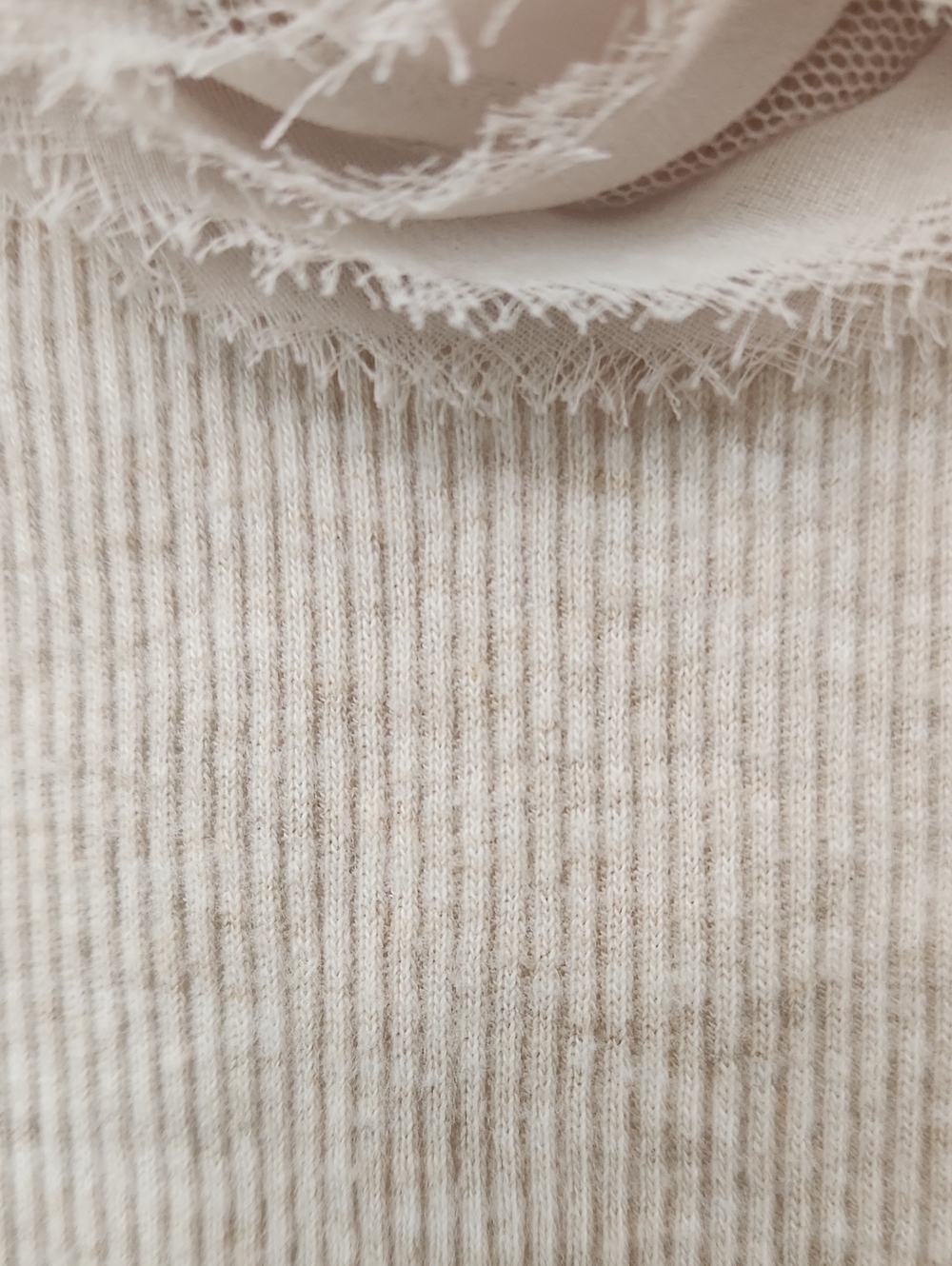 Tommy Hilfiger Beige Rib Knit Rosette Embellished Tank Top Cotton Size XXL - Picture 15 of 15